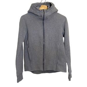 Lulu Lemon Grey ZipUp Hoodie SZ S Athletic / Athleisure /Yoga Sport Sweater